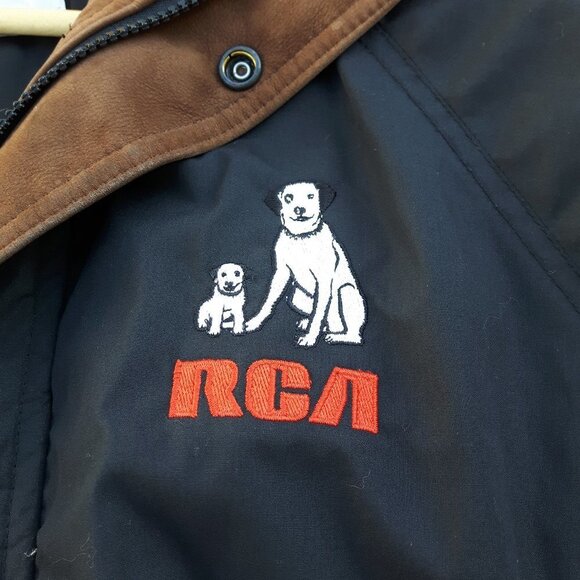 Vintage RCA Dog Logo jacket M - Picture 1 of 6
